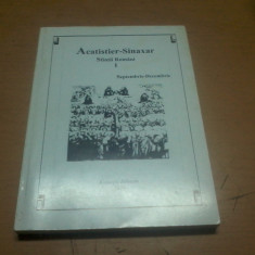 Acatistier Sinaxar Sfintii romani vol. I COLECTIA iSIHASM R. VALCEA 2000 003