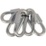 Set 5 Carabiniere CAMP Oval Quick Link 10mm Otel Zincat 45KN Alpinism