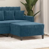 vidaXL Taburet, albastru, 70x55x41 cm, catifea 349326