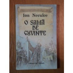 O SAMA DE CUVINTE de ION NECULCE