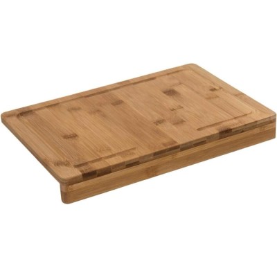 Tocator pentru colt blat 5Five din bambus cu sant colector, 35x24 cm, natur Household NewTrend foto