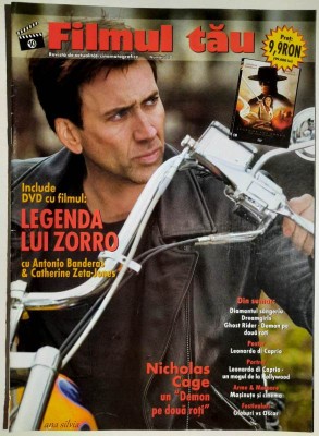 Revista Filmul tau nr 10 ___ Leonardo di Caprio, Blood Diamond ___ FARA DVD!!! foto