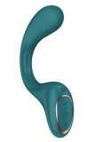 Stimulator Dual G for Goddess 2, 60 Programe Vibratii, Silicon, USB, Verde, 25 cm