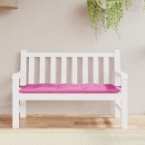 Cumpara ieftin Pernă pentru bancă de grădină, roz, 120x50x7 cm, textil