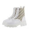 Ghete albe cu siret 8018 113, 39 - 41, Alb