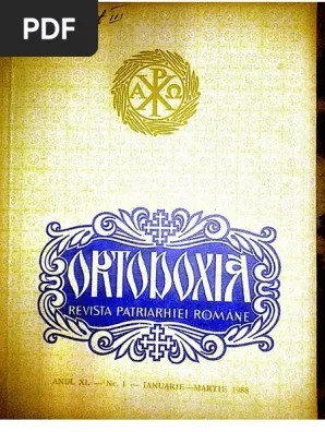 Ortodoxia. Anul XL nr. 3 / 1988 foto