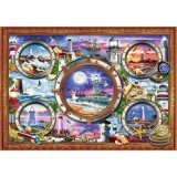 Puzzle 1000 piese - Faruri pline de culoare | Trefl