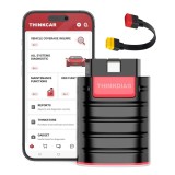 Cumpara ieftin Tester Diagnoza Auto Profesional ThinkDiag ThinkCar, Bluetooth OBD2, 15 Functii Service, Codare ECU, Licenta Gratuita 1 An + OBD Cablu 36 cm