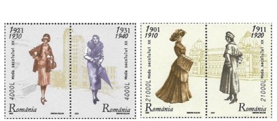 2003, LP 1623 - Moda Secolului XX, serie de 4 valori, MNH foto