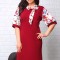 Rochie cu Esarfa Elesabeta Bordo - 56Marimea