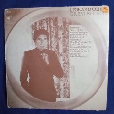 Leonard Cohen - Greatest Hits _ vinyl,LP _ CBS, Europa, 1975 _ VG / VG+