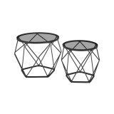 Cumpara ieftin Masuta de cafea Vasagle Negru 48.2x48.2x39.2 cm