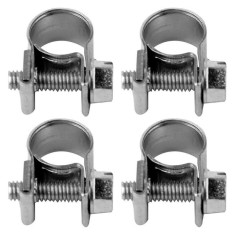 VOREL Set 4 coliere cu surub zincat, diametru strangere 12-14 mm, latime 9 mm foto