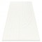 Covor lavabil CURVY alb 11 Curves, structural, reliefat, plus, 140x190 cm