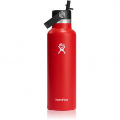 Hydro Flask Standard Mouth Straw Cap sticlă termos culoare Red 621 ml