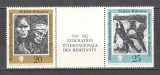 D.D.R.1971 20 ani Federatia luptatorilor ptr. libertate-streif SD.325, Nestampilat