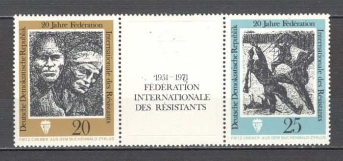 D.D.R.1971 20 ani Federatia luptatorilor ptr. libertate-streif SD.325