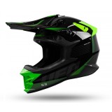 Casca cross Ufo Plast Intrepid negru/verde neon