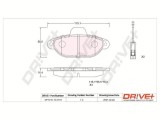 Dr!ve+ DP1010.10.0173 set placute frana,frana disc