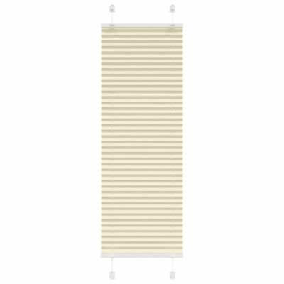 Jaluzea plisată Crem 50x150 cm Lățime țesătură 49,4 cm foto