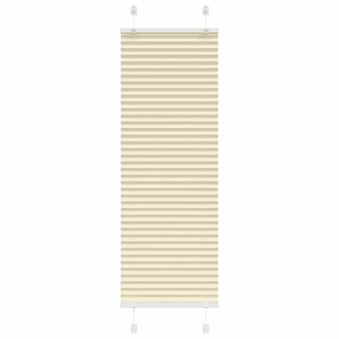 Jaluzea plisată Crem 50x150 cm Lățime țesătură 49,4 cm