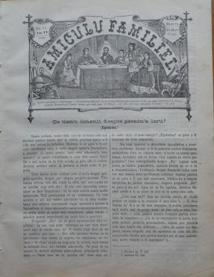 Ziarul Amiculu familiei , an 4 , nr. 11 , Gherla , 1880 foto