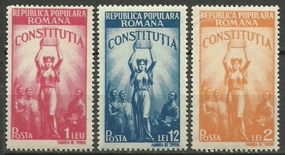 1948 - Constitutia RPR, serie neuzata foto