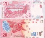 Argentina 2017 - 20 pesos, necirculata