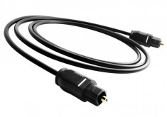 Cablu audio Optic Digital Toslink Tata Active, 5m, conectori auriti, negru foto