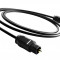 Cablu audio Optic Digital Toslink Tata Active, 3m, conectori auriti, negru