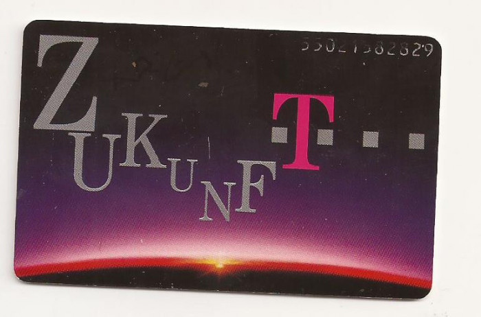 Cartela Telefonica Germania - Zukunf T 12 DM - 1995