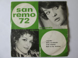 Vinil single 7&#039;&#039; San Remo 1972:Margareta P&icirc;slaru/Corina Chiriac, Pop