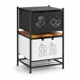 Dulap Organizator pentru Mașina de Spălat, Lățime 57 cm, Negru