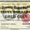 50 dolari 1882 Reproducere Bancnota USD , Dimensiune reala 1:1