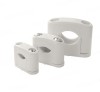Set 50 Cleme PVC Prindere Cabluri 6-17mm cu 2 Suruburi XBS