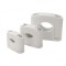 Set 50 cleme PVC pentru prindere cabluri cu diametru 6-17mm cu doua suruburi