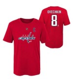 Washington Capitals tricou de copii Alexandr Ovechkin #8 Flat Captains N&amp;amp;N Ctn Tee - Dětsk&eacute; XL (13 - 15 let)