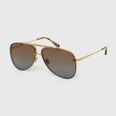 Tom Ford ochelari de soare barbati, culoarea auriu, FT1071_6230F