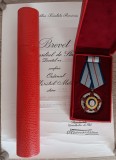 QW17 17 - Ordinul Meritul militar clasa a II-a RSR - setul complet + bonus
