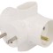 Conector Alimentare Splitter 2P Alb