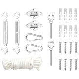 Gossi set accesorii parasolar, 9 piese, otel inoxidabil