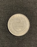 Moneda 5 schilling 1971 Austria, Europa
