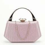 Cumpara ieftin Geanta clutch roz cu cristale si sclipici 55461 06
