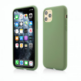 Husa Vetter pentru iPhone 11 Pro Max, Clip-On Soft Touch Silk Series, Verde