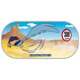 Parasolar spate cu ventuze Looney Tunes 1buc - Road Runner Garage AutoRide