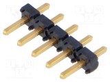 Conector şiruri pini tată 5 pini 2,54mm aurit THT SAMTEC