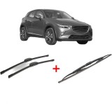 Cumpara ieftin Set 3 stergatoare MAZDA CX-3 (DK) 2015 - 2018, pentru parbriz si luneta, Bosch Twin