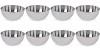 Set boluri, 8 piese, 6.5 l, Metal, Argintiu