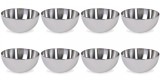 Set boluri, 8 piese, 6.5 l, Metal, Argintiu