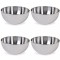 Set boluri, 8 piese, 6.5 l, Metal, Argintiu